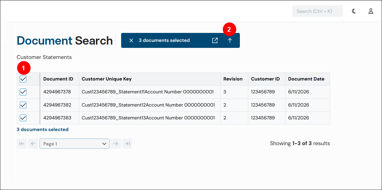 A Keep search that shows the position of the Bulk Update icon